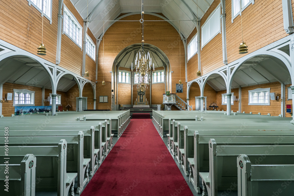 Obraz premium Buskenes Kirche - innen 