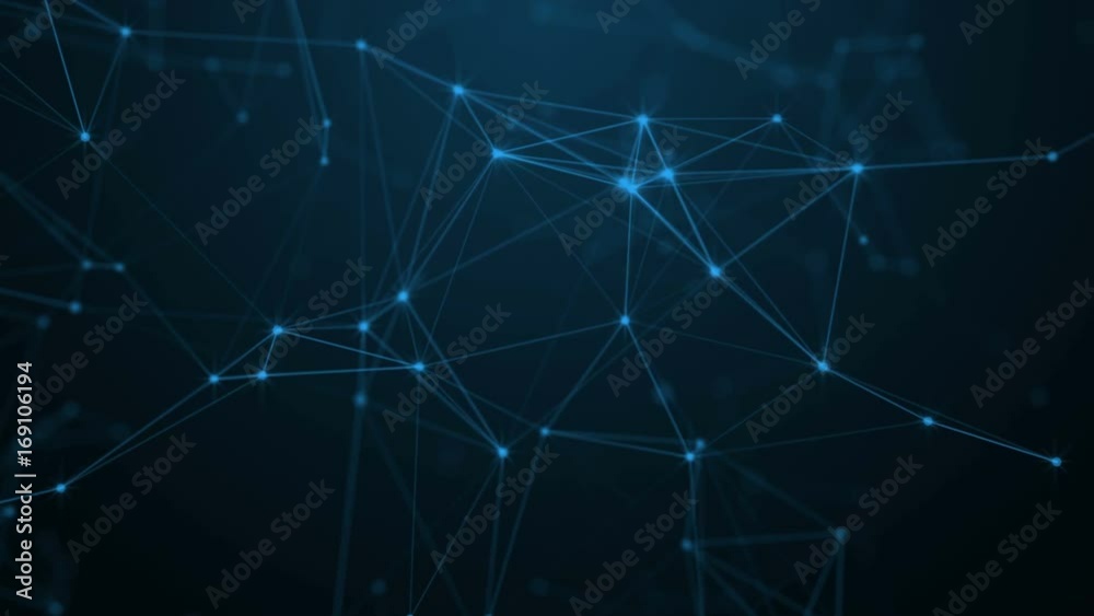 Scientific background and abstract technology. Plexus digital dynamic wallpaper. Bound lines, triangles and points. Loop Animation Scientific background and abstract technology. Plexus digital dynamic wallpaper. Bound lines, triangles and points. Loop Animation
