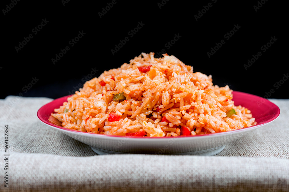 Homemade Chinese fried rice with vegetables and fried eggs Homemade Chinese fried rice with vegetables and fried eggs