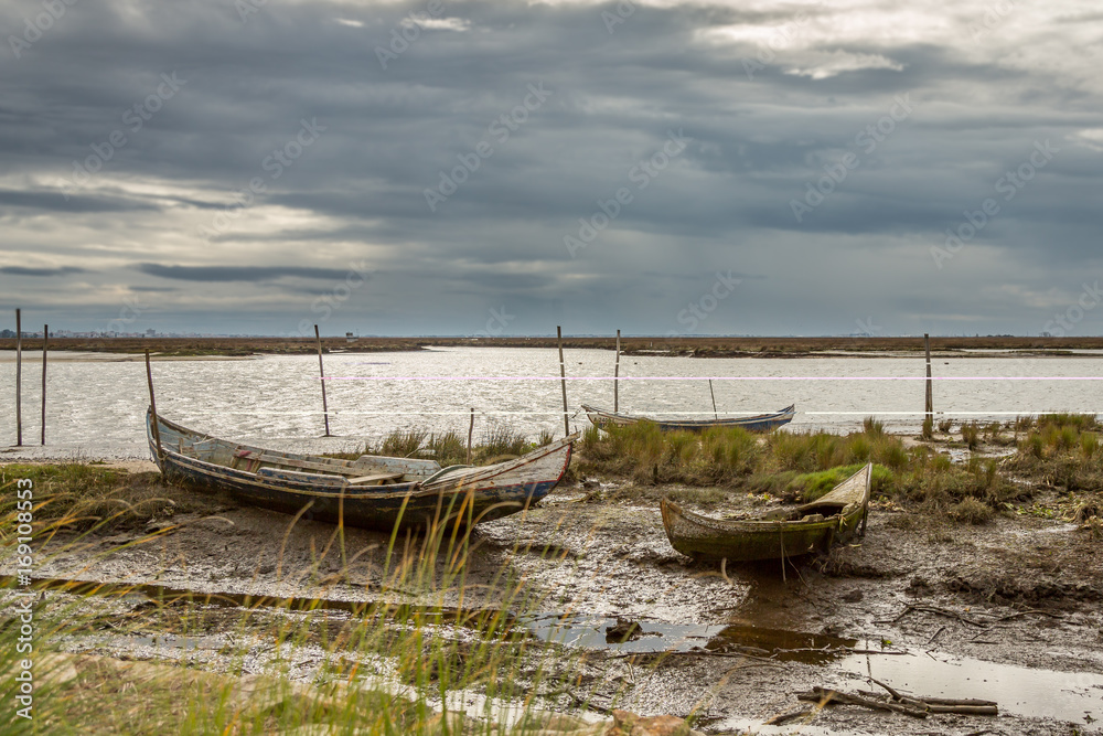 Typical Boat in Ilhavo, Portugal