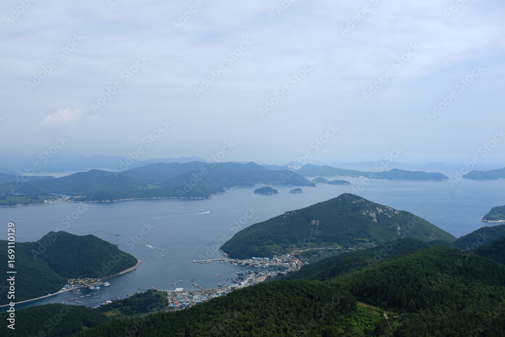 The scenery of the south coast, South Korea