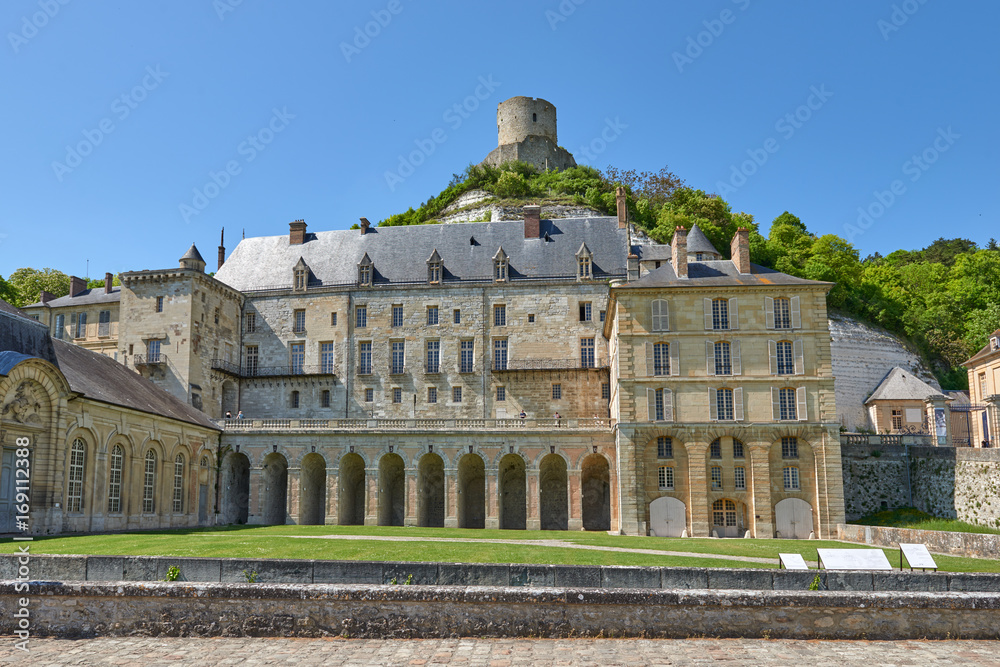 The castle of La Roche Guyon, France