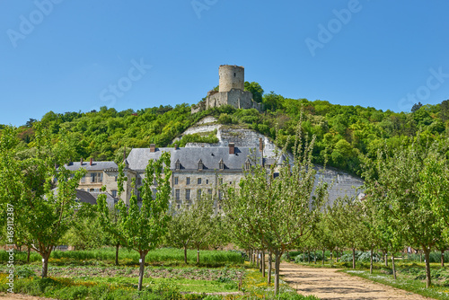 The castle of La Roche Guyon, France photo