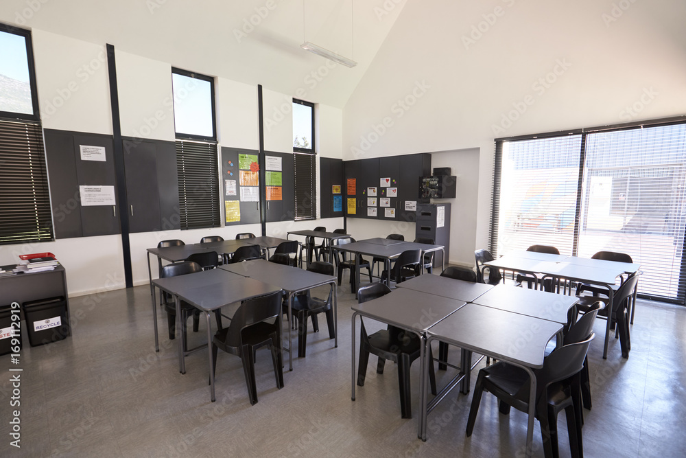 Modern science classroom in an elementary school Modern science classroom in an elementary school