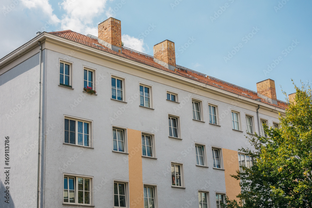Obraz premium industrial house with chimneys