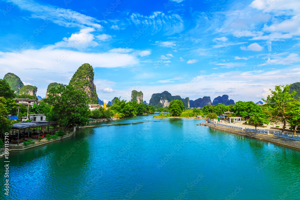 Guilin Lijiang beautiful natural scenery