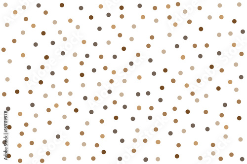 Dekoracja na wymiar  brown-color-seamless-dots-pattern