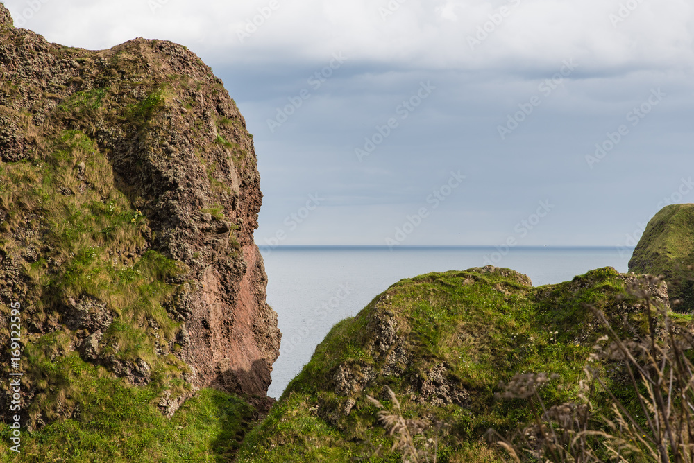 View from Dunnottar Castle in Scotland View from Dunnottar Castle in Scotland