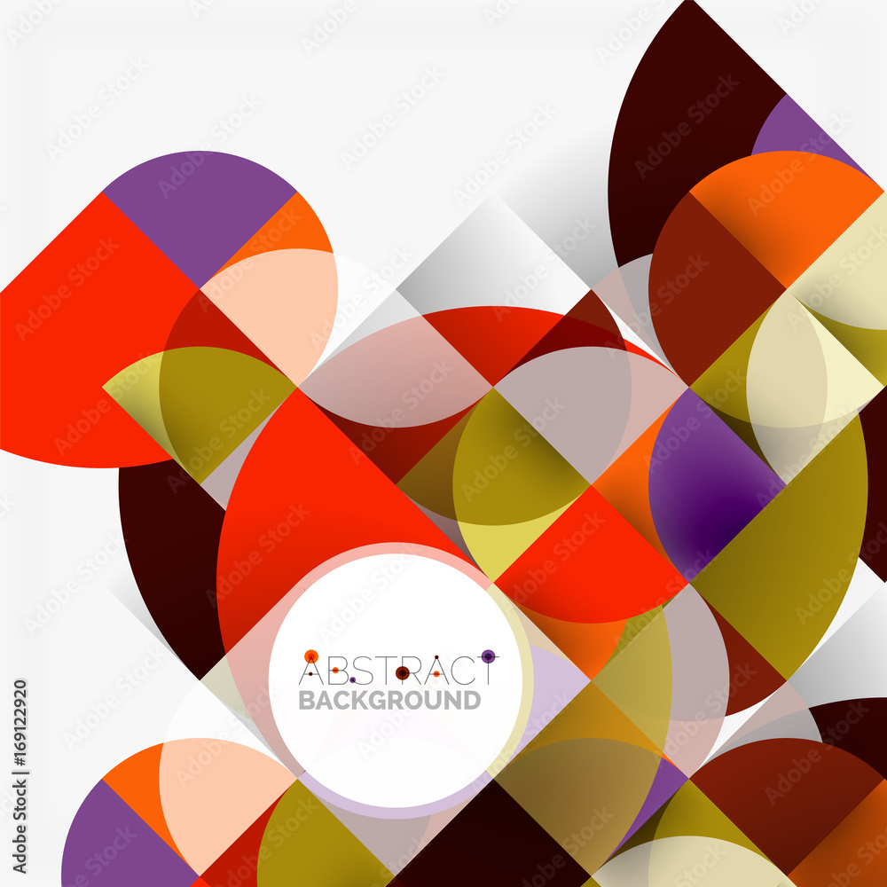 Modern geometrical abstract background circles Modern geometrical abstract background circles