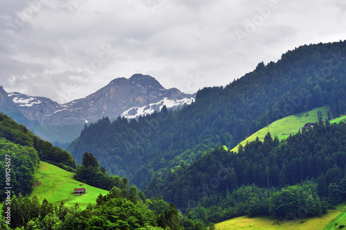Stunning alpine landscape in canton Uri, Switzerland