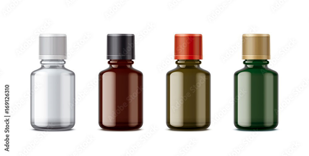 Medicine bottles mockup. Small size. Medicine bottles mockup. Small size.