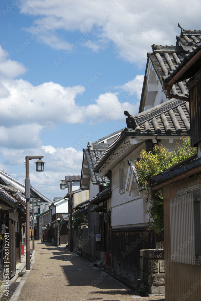 Imaicho town  ( large preserved historic district located near Asuka in Nara Prefecture Japan)