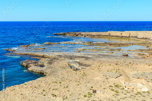 Sicily summer sea coast  Italy