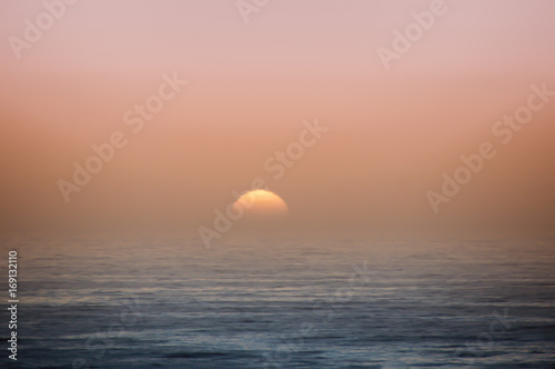 Fototapeta Naklejka Na Ścianę i Meble -  Pacific Ocean Sunset. Big Sur, Monterey County, California, USA.