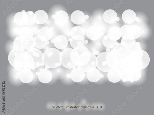 Abstract background. Circle light bokeh for template texture. Background for electronic card, white lighten circle shape, event, holiday, new year, christmas.