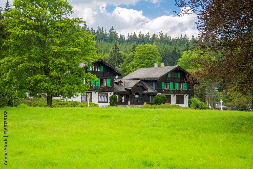 Preserved natural area Kladska near small west bohemian spa town Marianske Lazne - Czech Republic