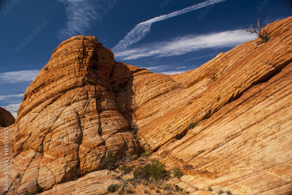 Red Sandstone in Duck Creek Canyon