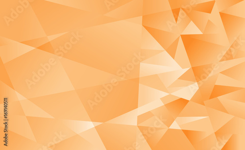 Abstract Orange polygonal background. Vector