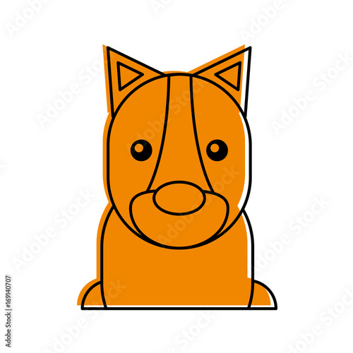 Wild lioness isolated icon vector illustration design