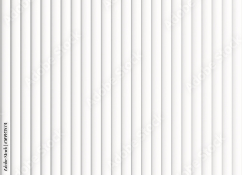 3d rendering. luxury white wood panels curtains wall