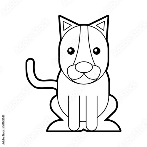 Wild lioness isolated icon vector illustration design