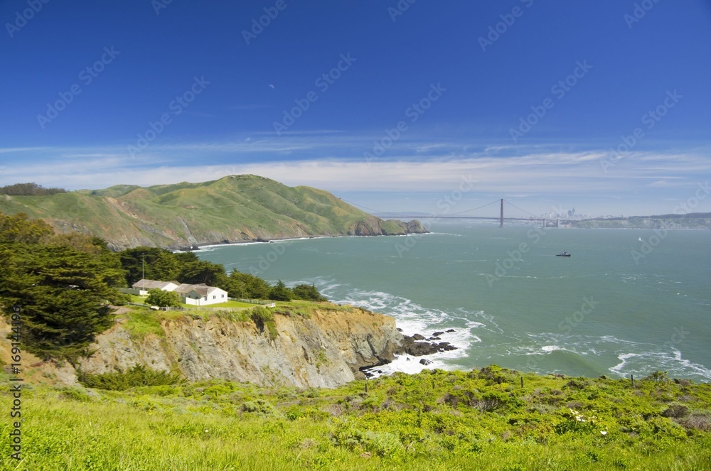 Bike in Bay of San Francisco, California, USA