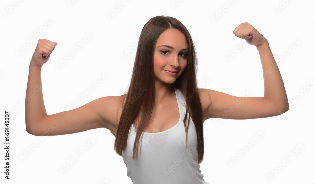 young beautiful woman showing her beautiful arm young beautiful woman showing her beautiful arm