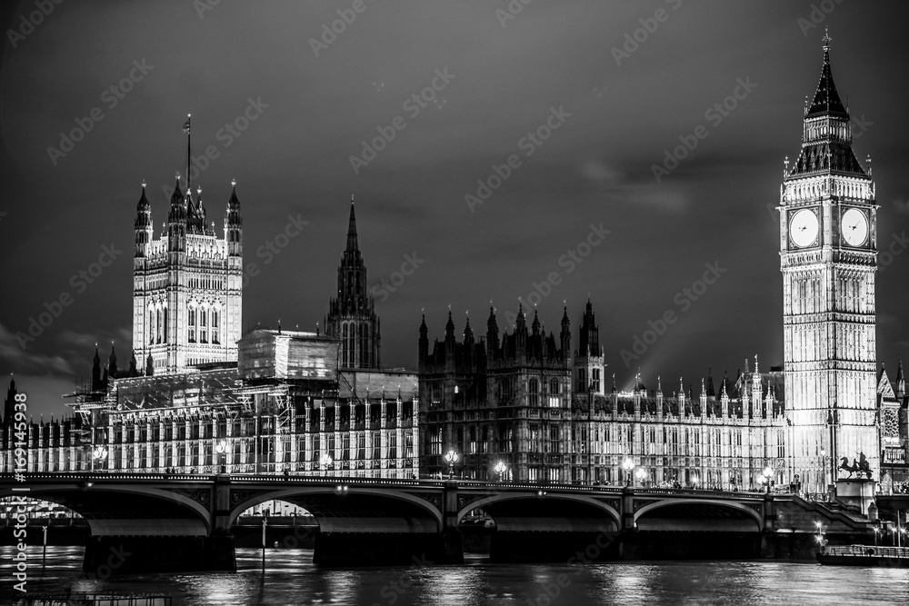 Houses of Parliament Westminster London with Big Ben