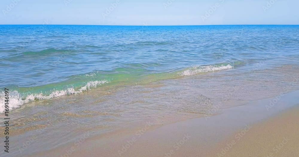 tropical caribbean beach sea with gold sand under blue sky with clouds, holiday, relax and travel concept tropical caribbean beach sea with gold sand under blue sky with clouds, holiday, relax and travel concept