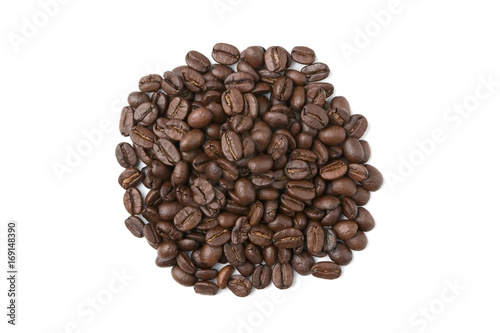 Pile of coffee beans