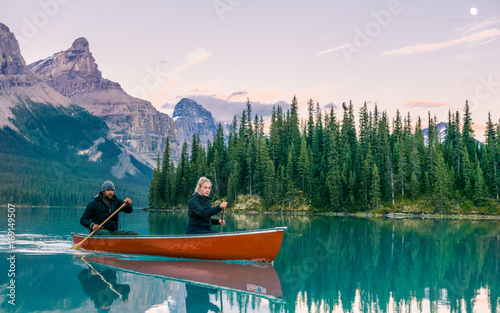 Fotografie Canoe Couple