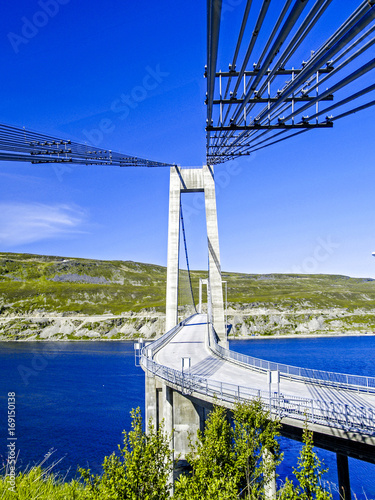 Kvalsund, Brücke, Norwegen, Finnmark photo