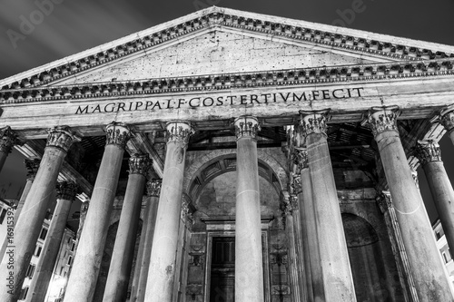 The famous Pantheon in Rome - the oldest church in the city