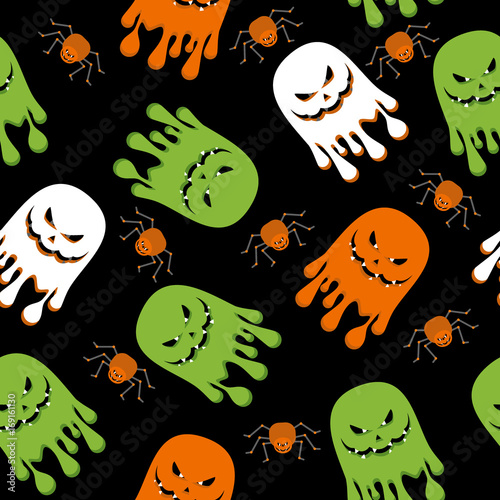 seamless pattern ghost color