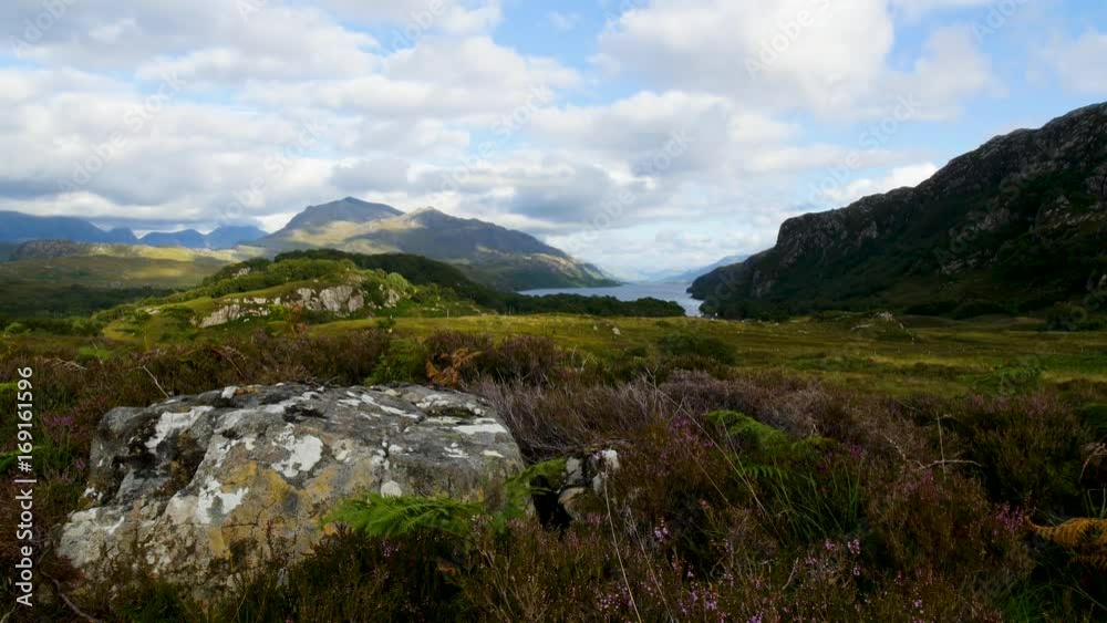 timelapse of clouds and sunlight passing over the scottish landscape timelapse of clouds and sunlight passing over the scottish landscape