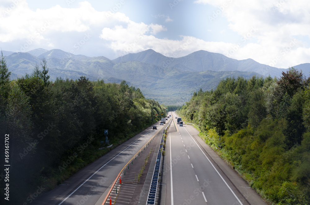 高速道路の風景 高速道路の風景