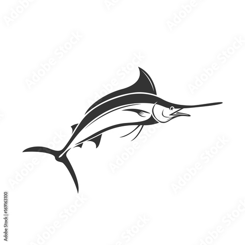 marlin fish art