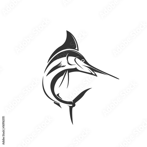 marlin fish art