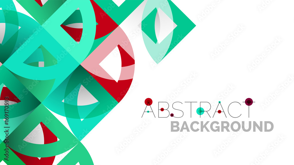 Business presentation geometric template Business presentation geometric template
