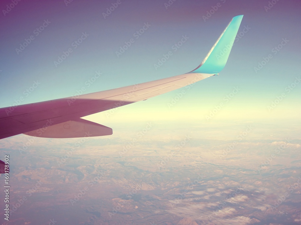 Obraz premium Plane in the sky