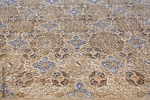 The Hall of the Abencerrajes, Sala de los Abencerrajes, at Royal complex of Alhambra