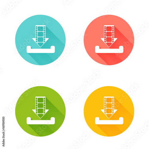 Download movie icon