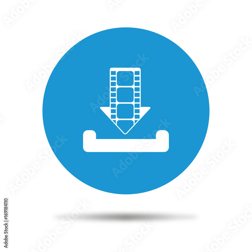 Download movie icon