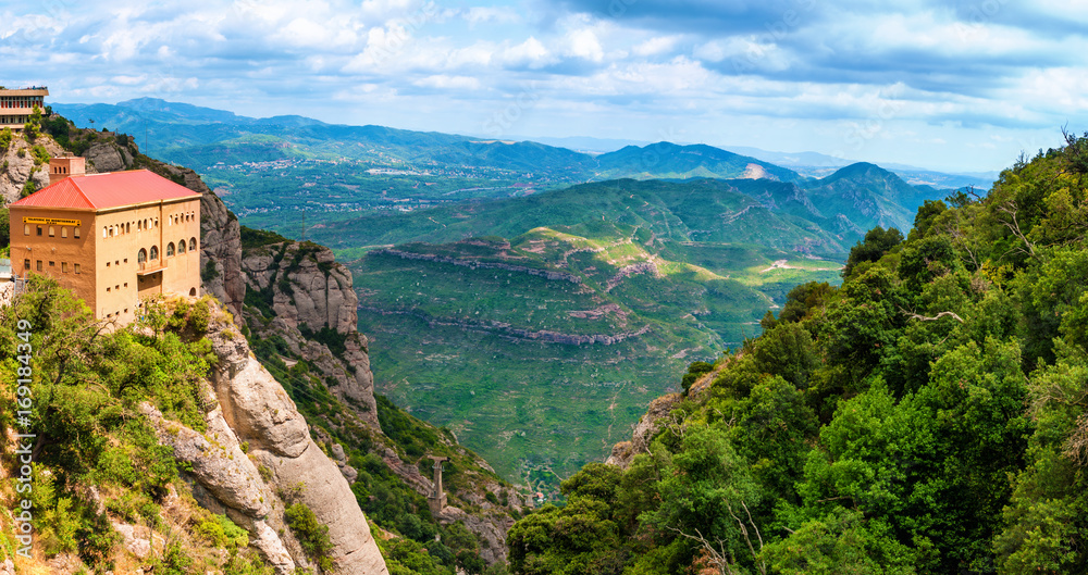 Landscape in Montserrat, Catalonia Spain