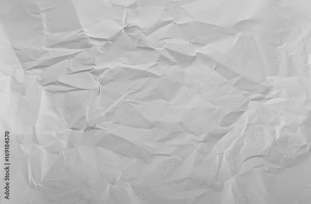 Obraz premium Crumpled paper background and texture