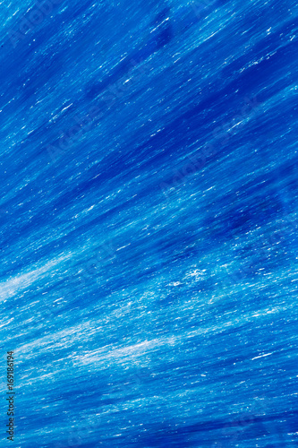 Abstract background of running blue water