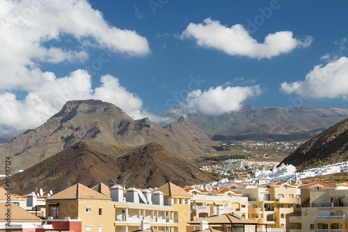 Los Cristianos And Mountains, Tenerife, Spain © IndustryAndTravel
