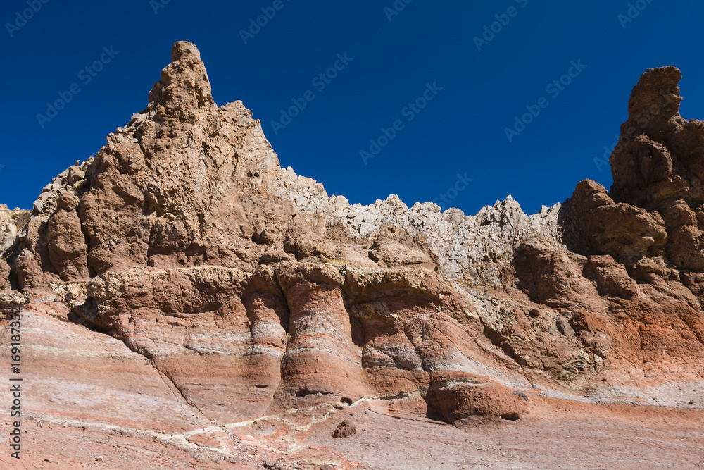 Fototapeta premium Colorful Los Roques View In Tenerife, Spain