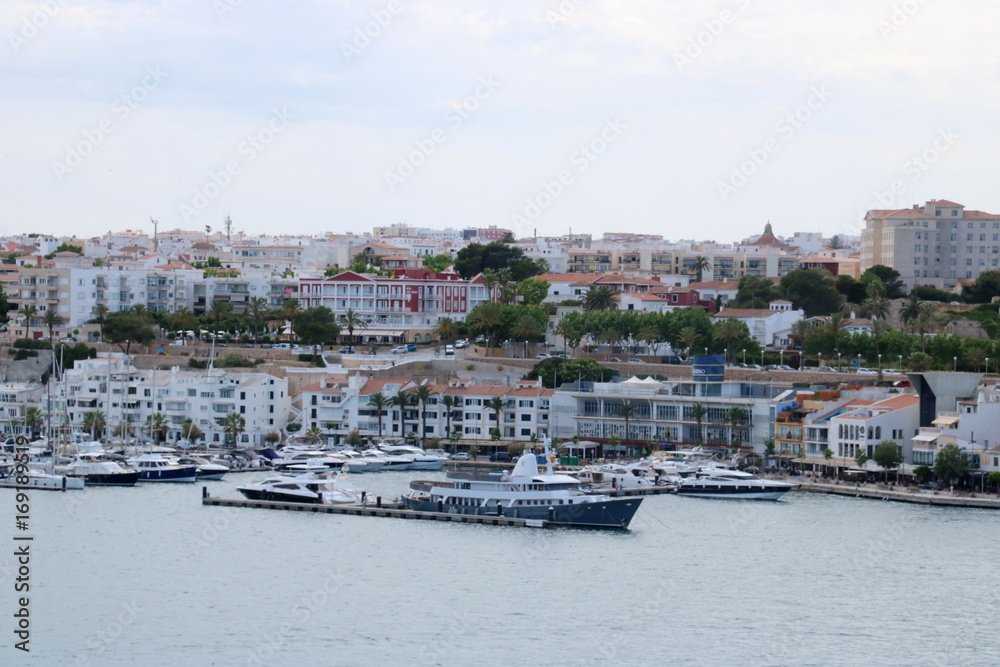 port de Mahon, île de Minorque, archipel des Baléares, Espagne