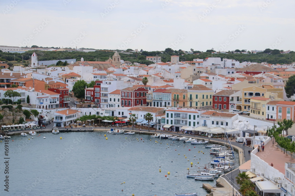 port de Mahon, île de Minorque, archipel des Baléares, Espagne